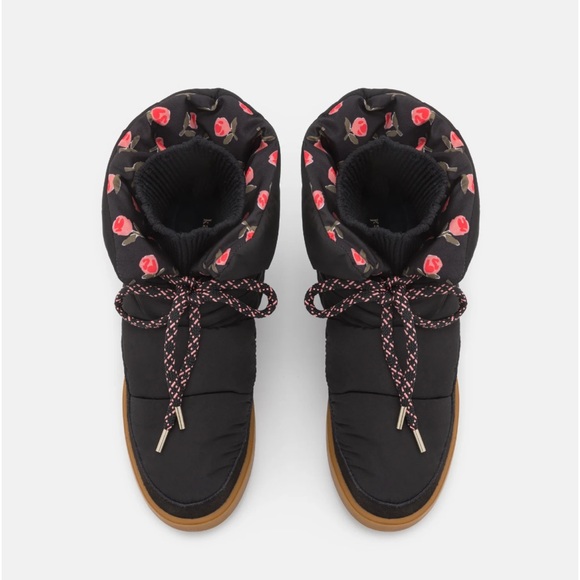 NIB kate spade cocoon nylon black booties - Picture 5 of 14
